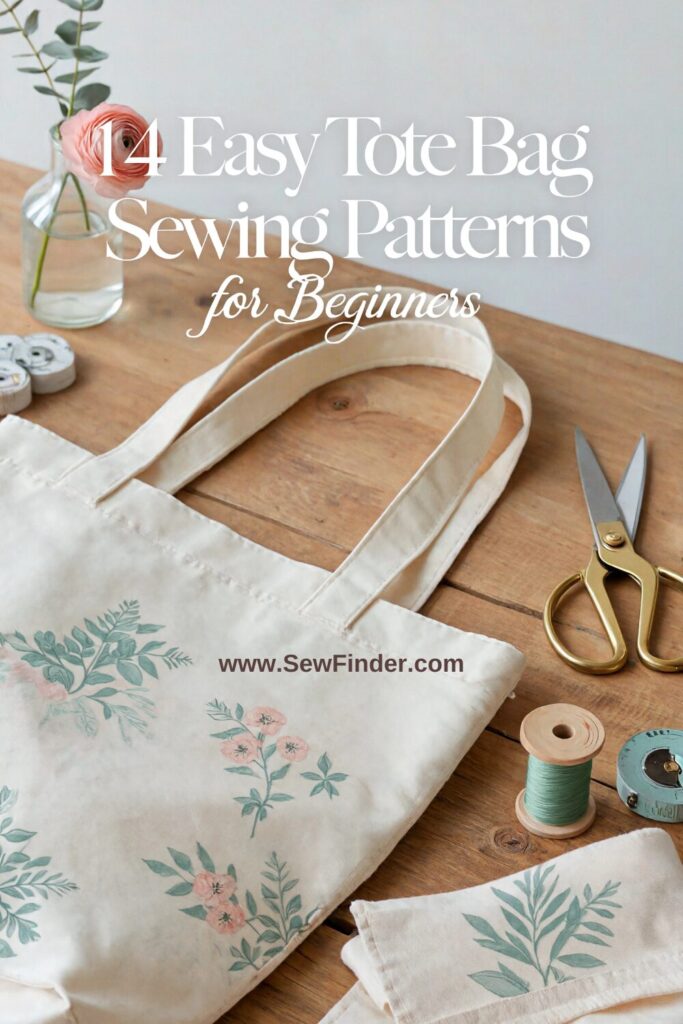 14 Easy Tote Bag Sewing Patterns for Beginners