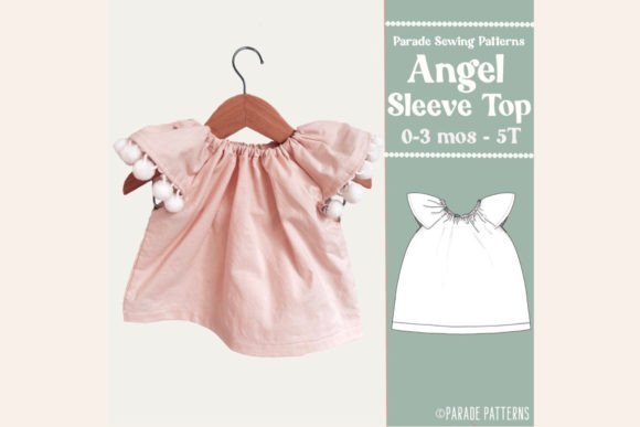 Angel Sleeve Swing Top Sewing Pattern