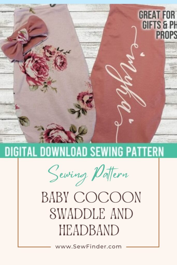 Baby Cocoon Swaddle and Headband - Baby Patterns for New Moms

