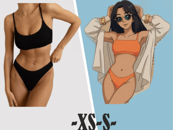 The Simple Lined Swimsuit Sewing Pattern (XS/S)