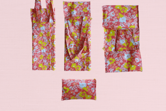Foldable Tote Bag Sewing Pattern