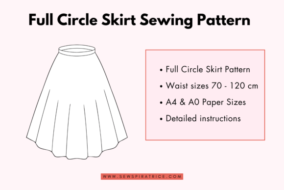 Full Circle Skirt Sewing Pattern