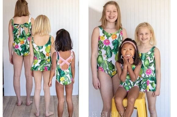 The Perfect-Fit Girls' Swimsuit Sewing Pattern