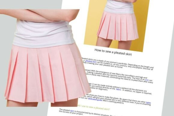 How to Sew a Pleated Skirt DIY