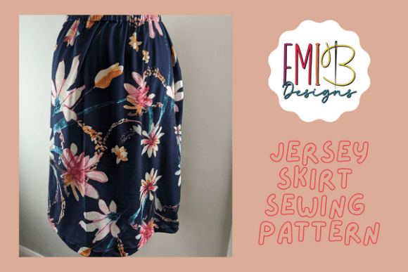 Jersey Midi Skirt Sewing Pattern