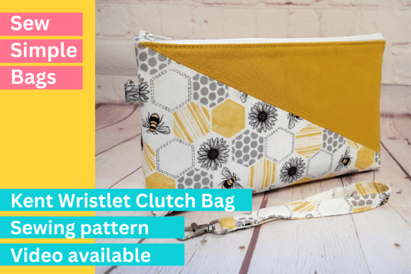 Kent Wristlet Clutch Bag Sewing Pattern