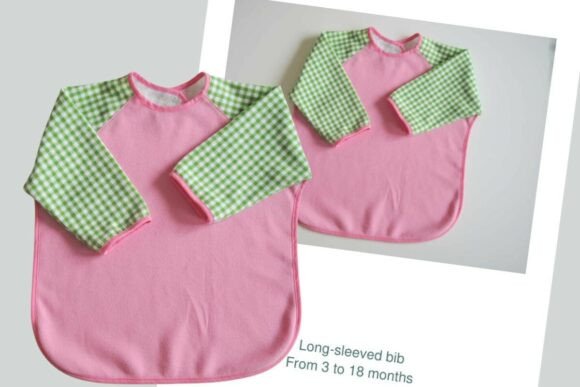 Long Sleeved Baby Bib Sewing Pattern