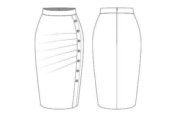 Romspattern™ SideRush Skirt Sewing Pattern