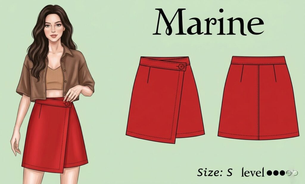 Shirt & Skirt Sewing Patterns | Size S