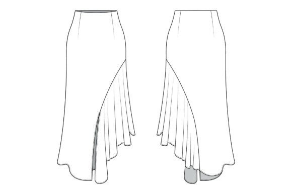 SwirlGrace Skirt Sewing Pattern