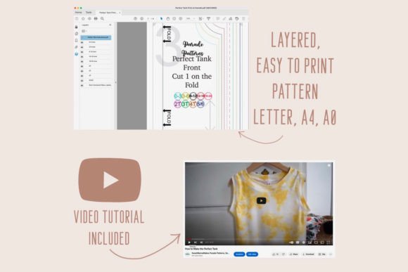 Summer Tank Top Sewing Pattern
