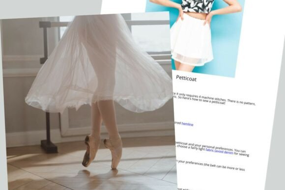 How to Sew a Petticoat Skirt DIY