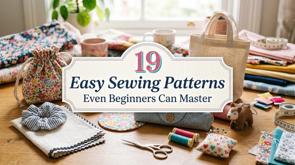 19 Easy Sewing Patterns Even Beginners Can Master