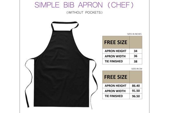 Bib Apron PDF Sewing Pattern