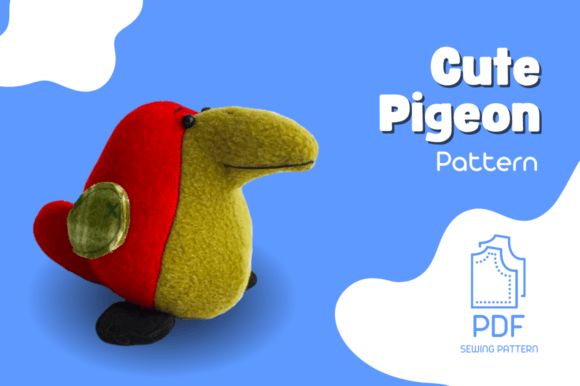 Cute Pigeon Plush Sewing Pattern