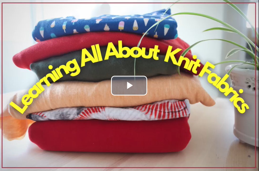 Knit fabric sewing guide for beginners