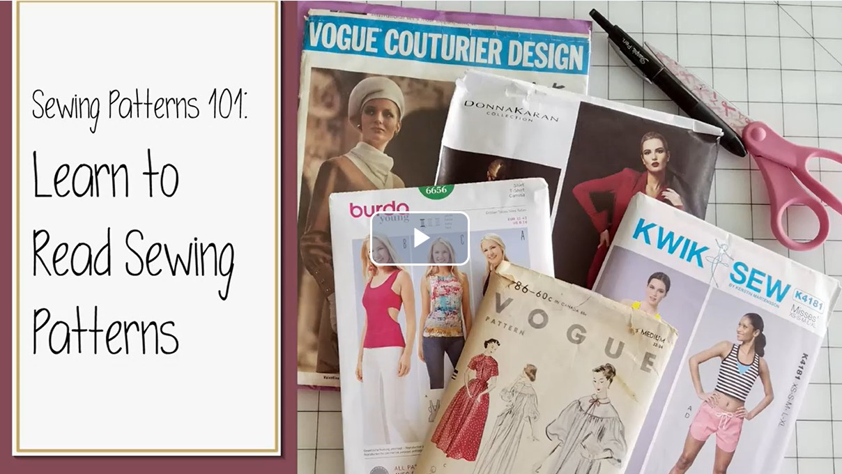 How to read sewing patterns class for beginners