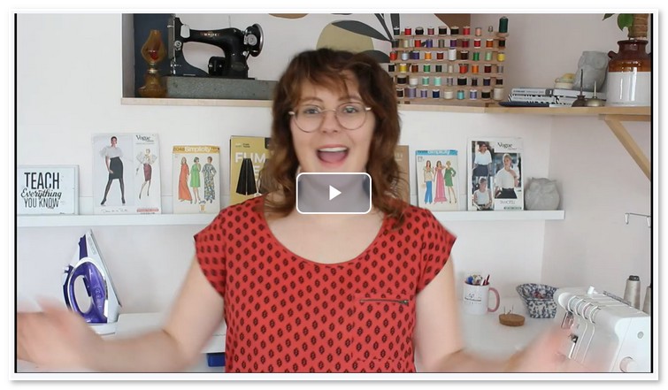 Beginner sewing class teaching basic terminology and equipment